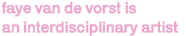 Faye van de Vorst